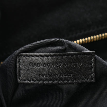 Saint Laurent Crocodile Embossed Patent Leather Monogram Tassel Kate 99 Black 7 of 10