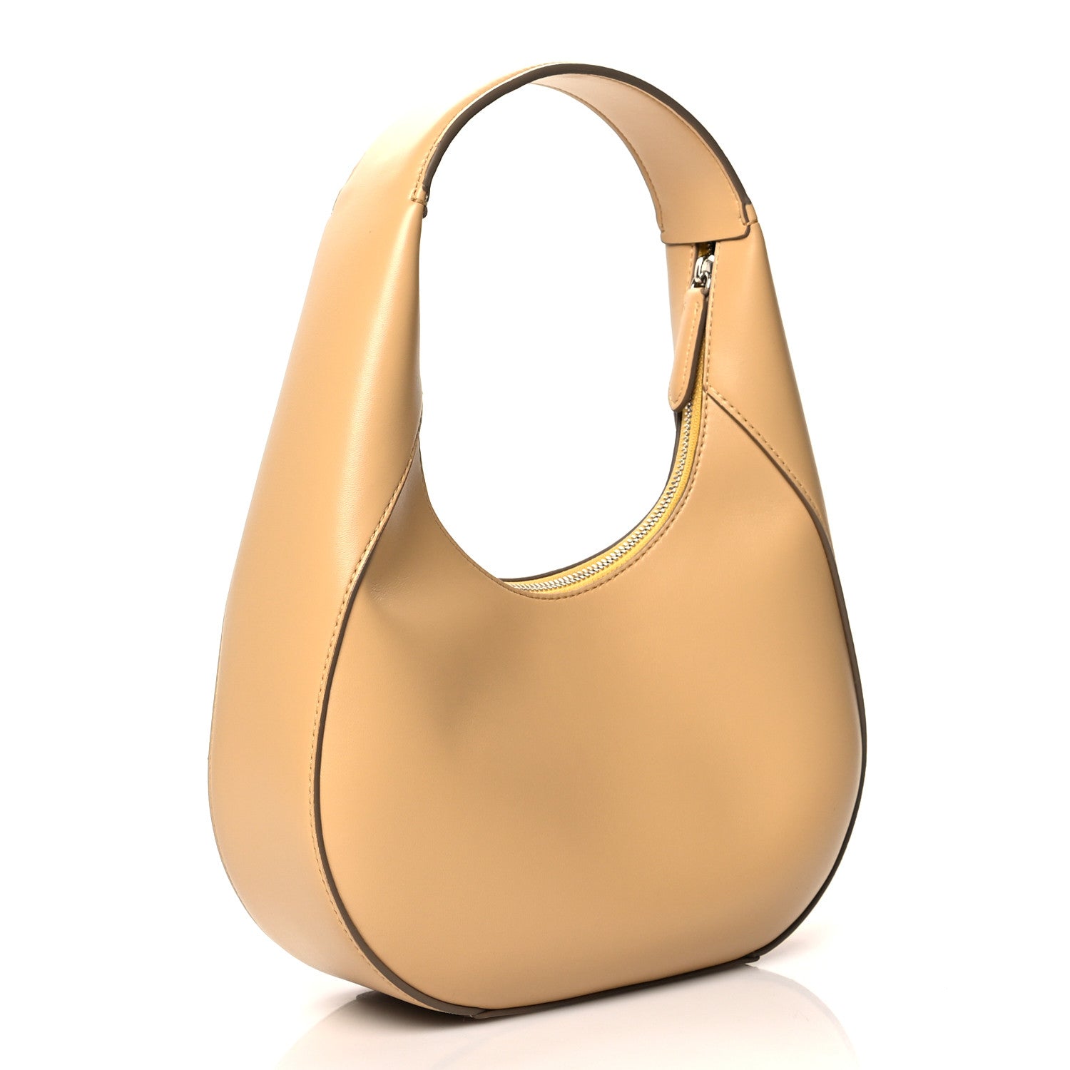 Stella McCartney Eco Alter Nappa Perforated Logo Small Hobo Natural 3 of 10