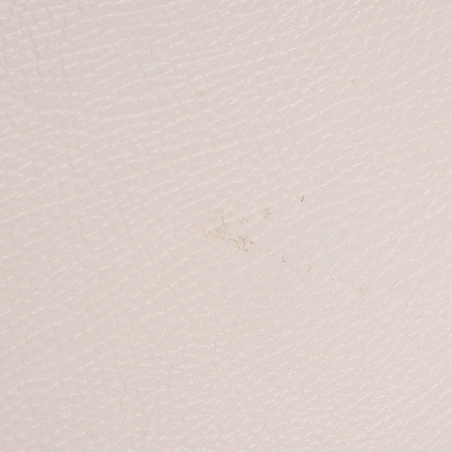 Supple Calfskin Medium Bi-Color Edge Shoulder Bag Cream