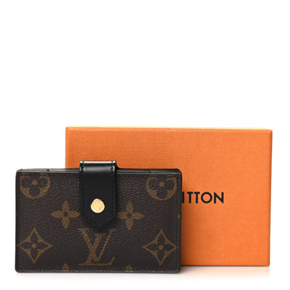 Louis Vuitton Monogram Gusset Card Holder Black 3 of 8