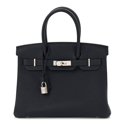 Hermes Togo Birkin 30 Bleu Nuit 1 of 10