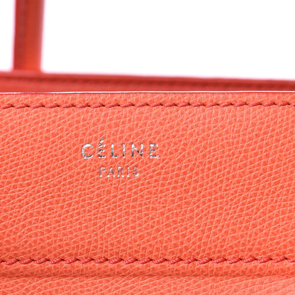 Celine Grained Calfskin Medium Phantom Luggage Coral 14 of 17