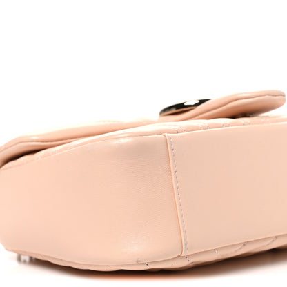 Gucci Lambskin Matelasse Medium GG Marmont Shoulder Bag Light Pink 9 of 10