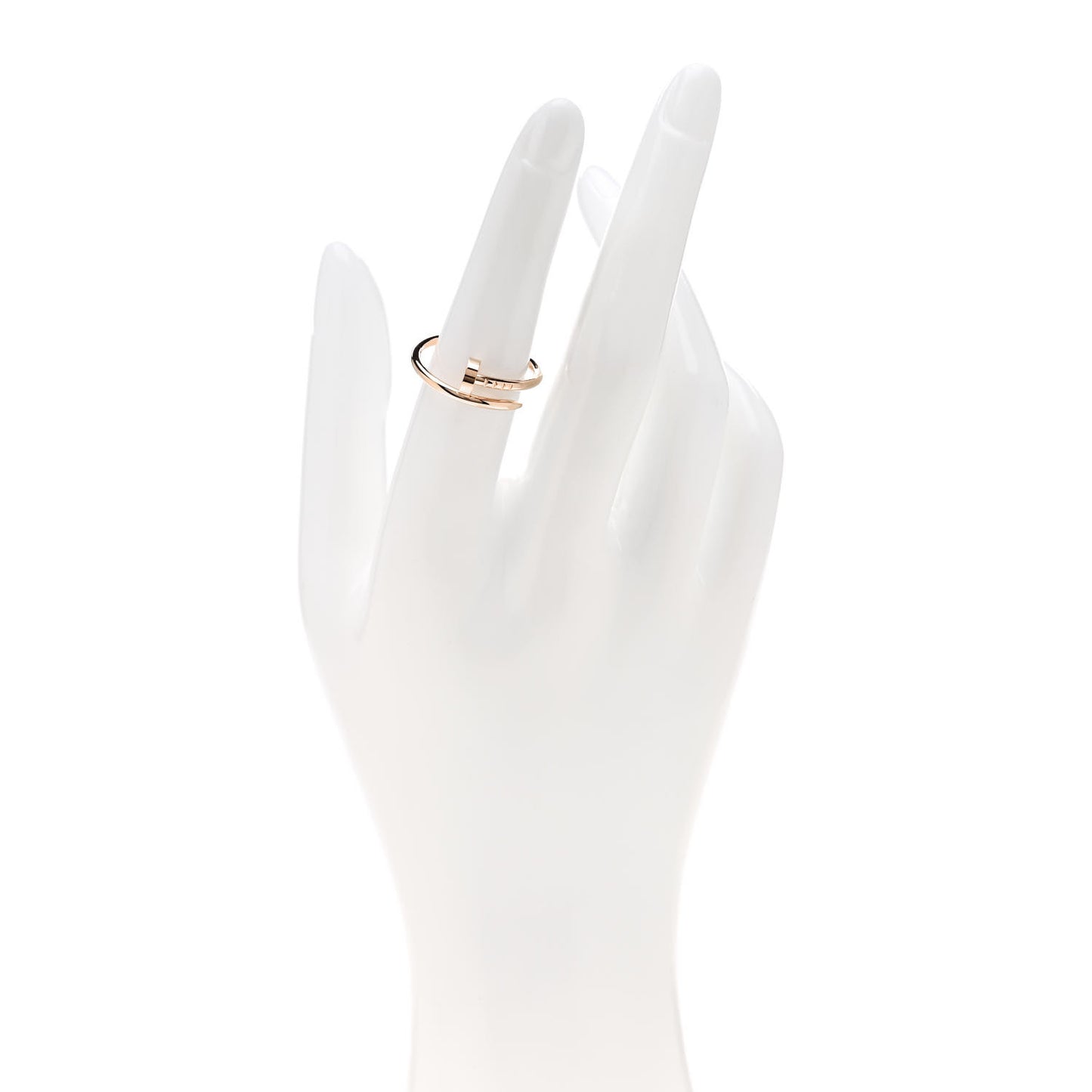 18K Pink Gold Small Juste Un Clou Ring 53 6.25