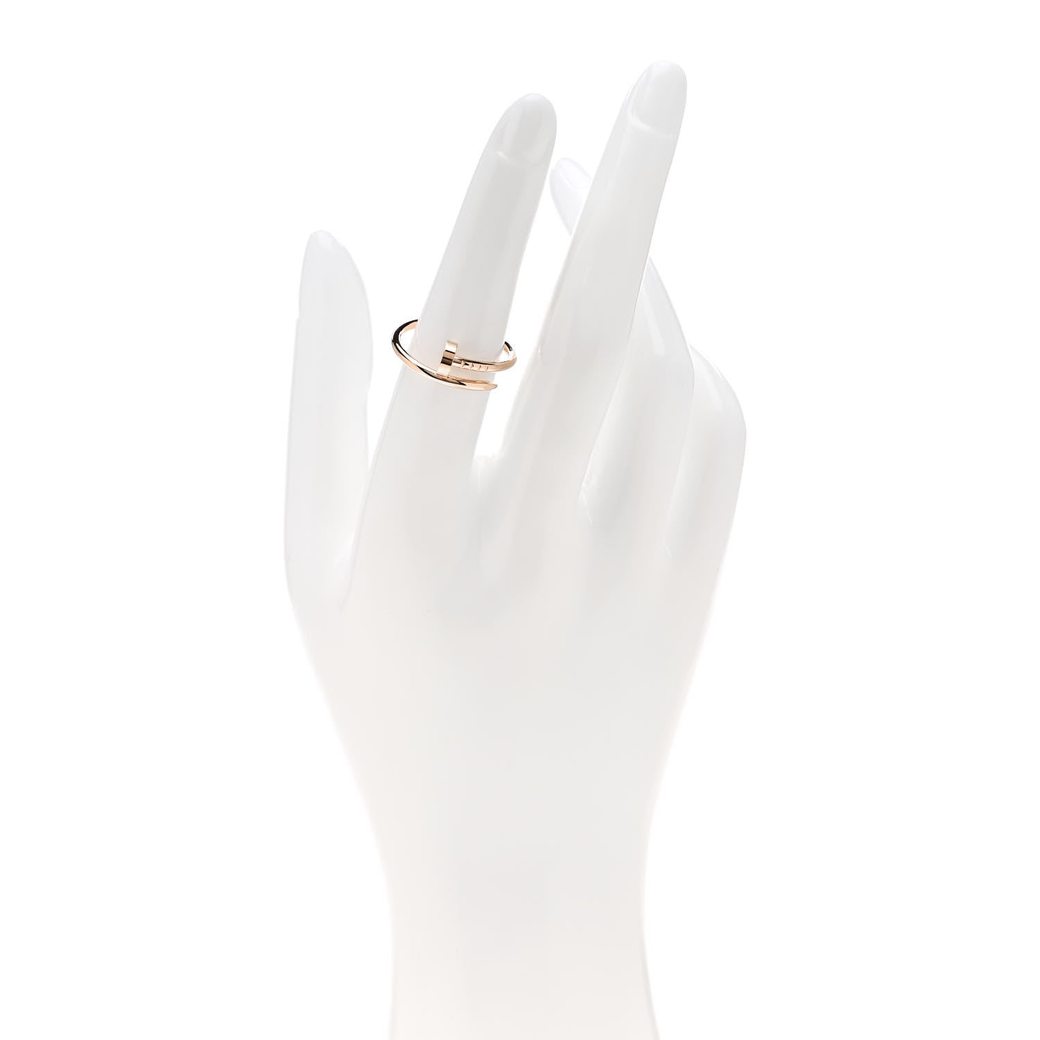 Cartier 18K Pink Gold Small Juste Un Clou Ring 53 6.25 2 of 5