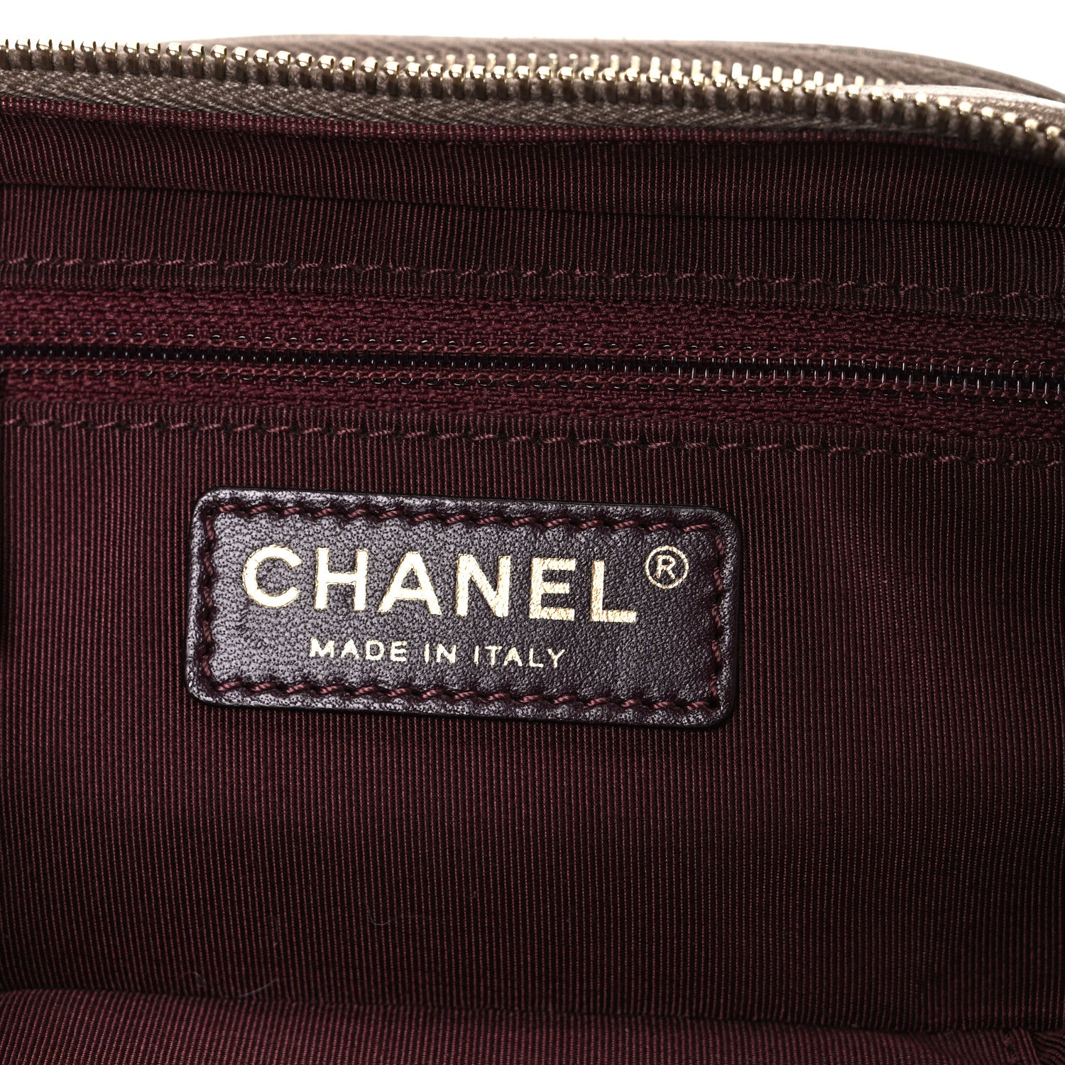 Chanel Metallic Lambskin Mini Coco Boy Camera Case Dark Gold 6 of 10