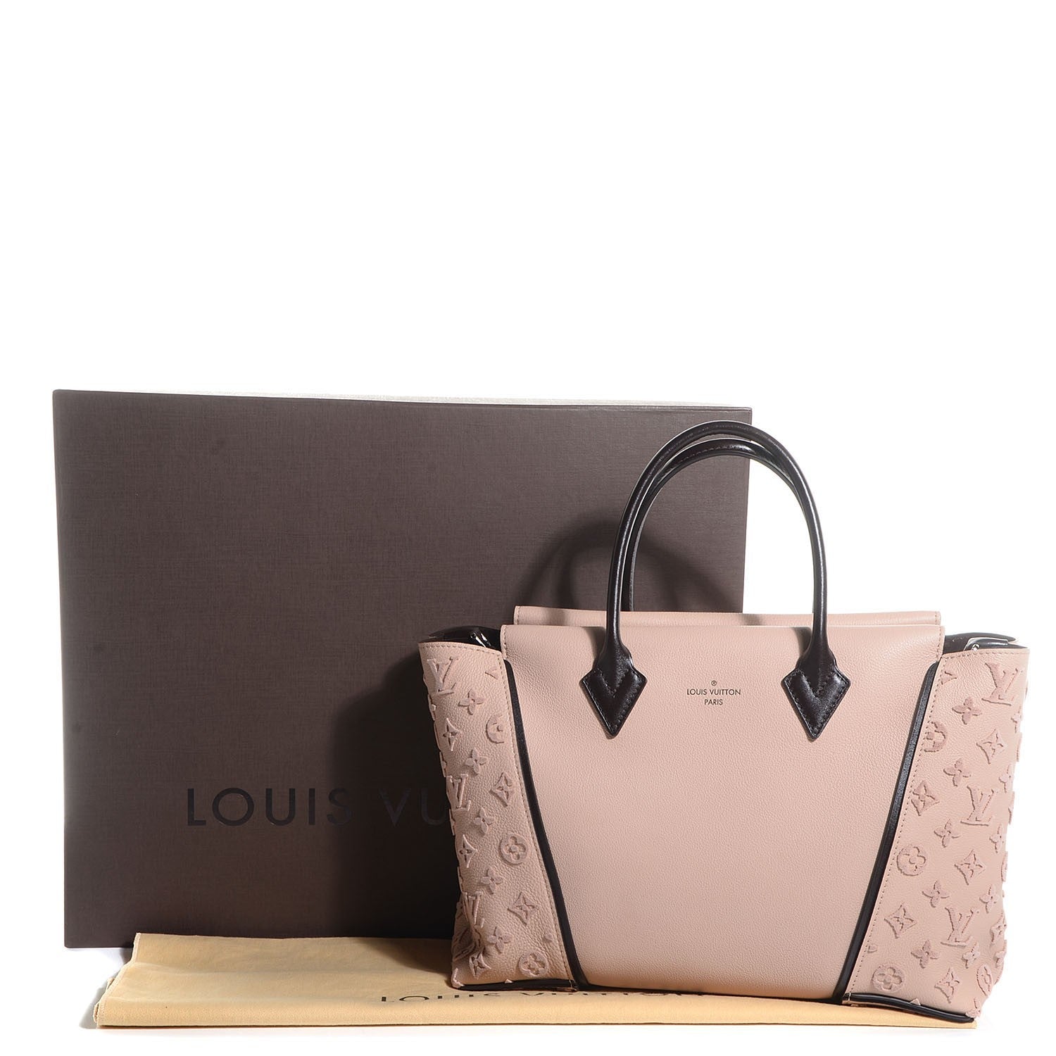 Louis Vuitton Veau Cachemire Calfskin Tote W PM Petale 9 of 9