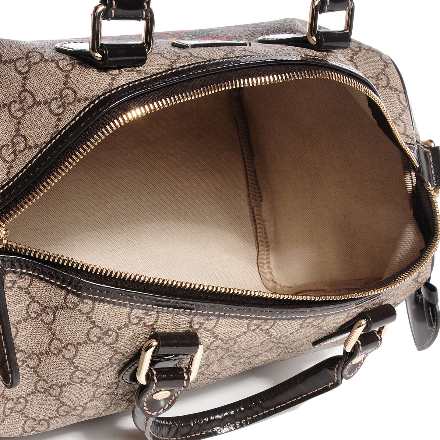 GG Plus Monogram Tattoo Heart Medium Joy Boston Dark Brown
