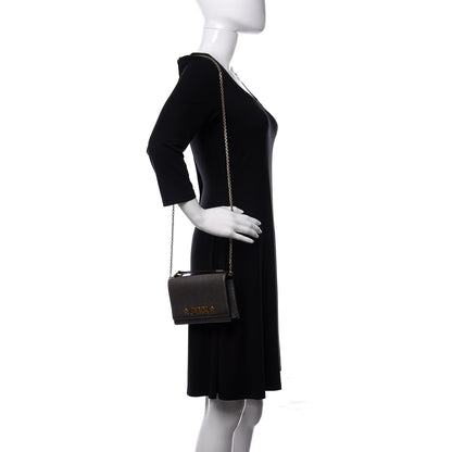 Christian Dior Metallic Grained Calfskin J'adior Clutch Gunmetal 2 of 10