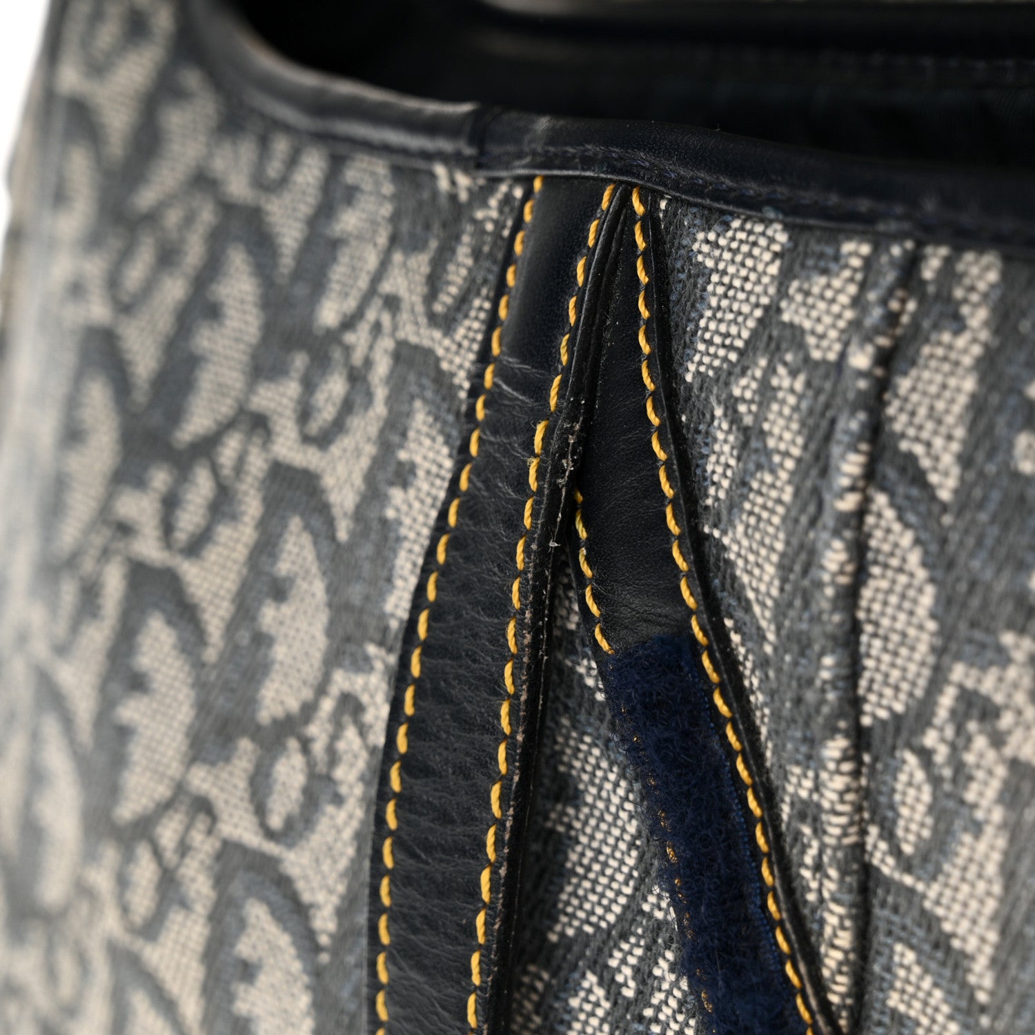 Christian Dior Monogram Saddle Bag Blue 13 of 18