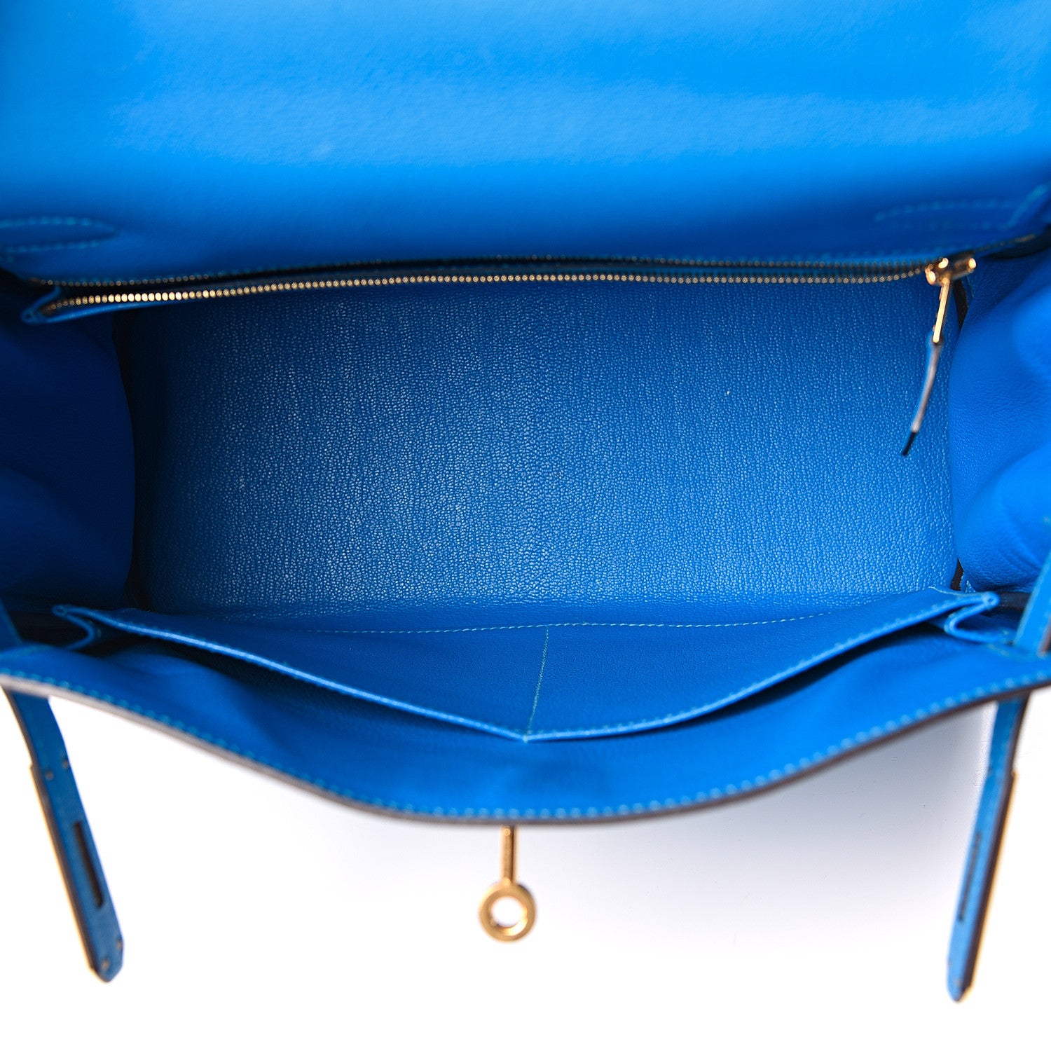 Hermes Evercolor Kelly Retourne 28 Bleu Hydra 4 of 8