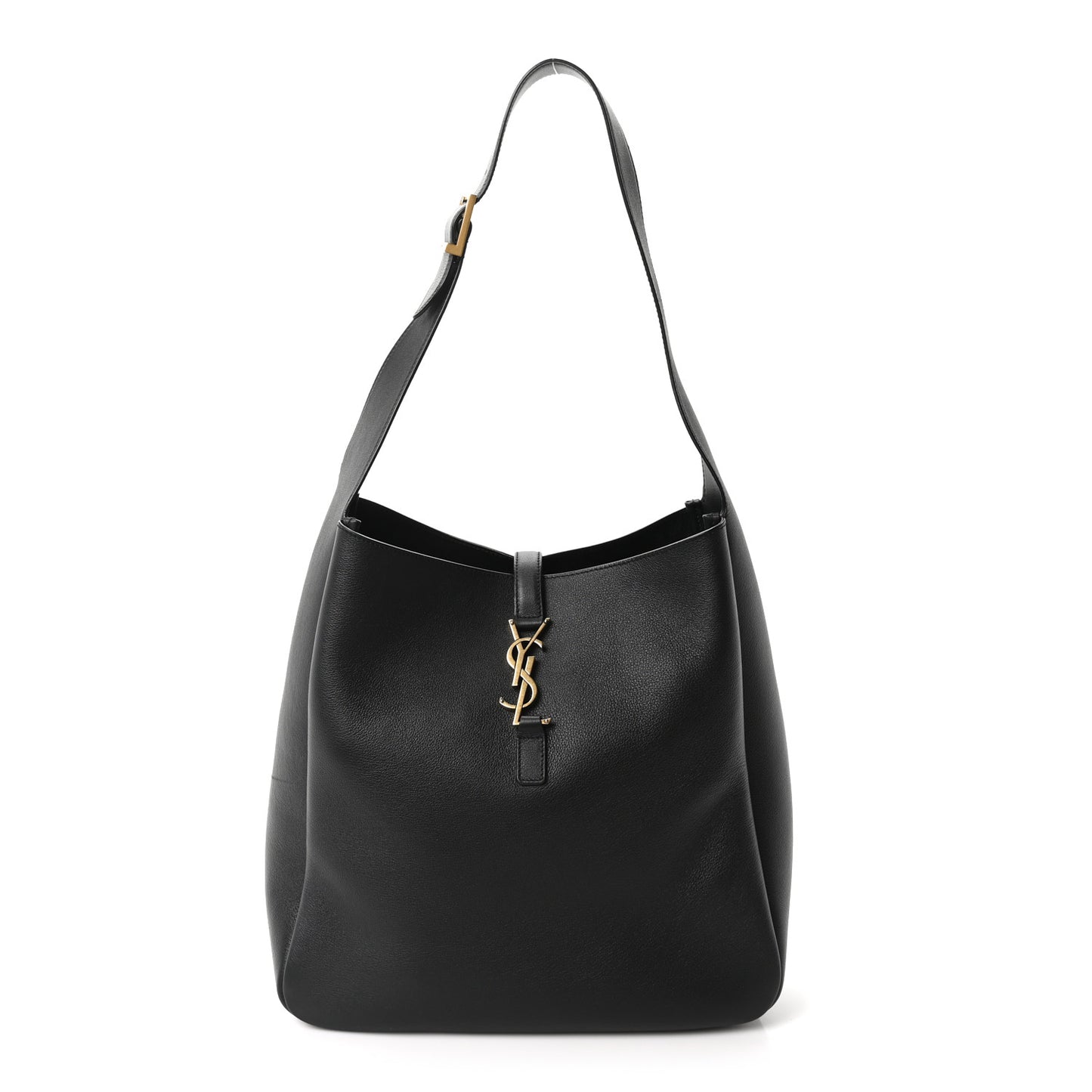 Supple Calfskin Large Le 5 A 7 Soft Hobo Black