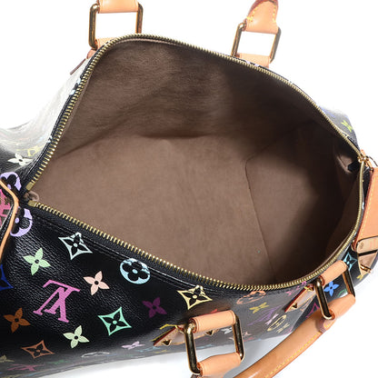 Louis Vuitton Monogram Multicolor Speedy 40 Black 6 of 8