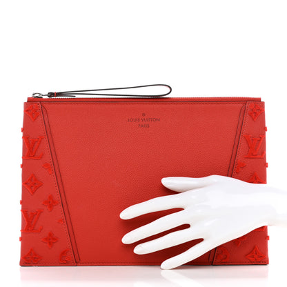 Louis Vuitton Monogram Veau Cachemire W Pochette Paprika 2 of 6