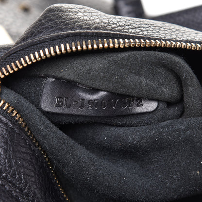 Valentino Garavani Pebbled Calfskin Medium Rockstud Tote Black 15 of 20