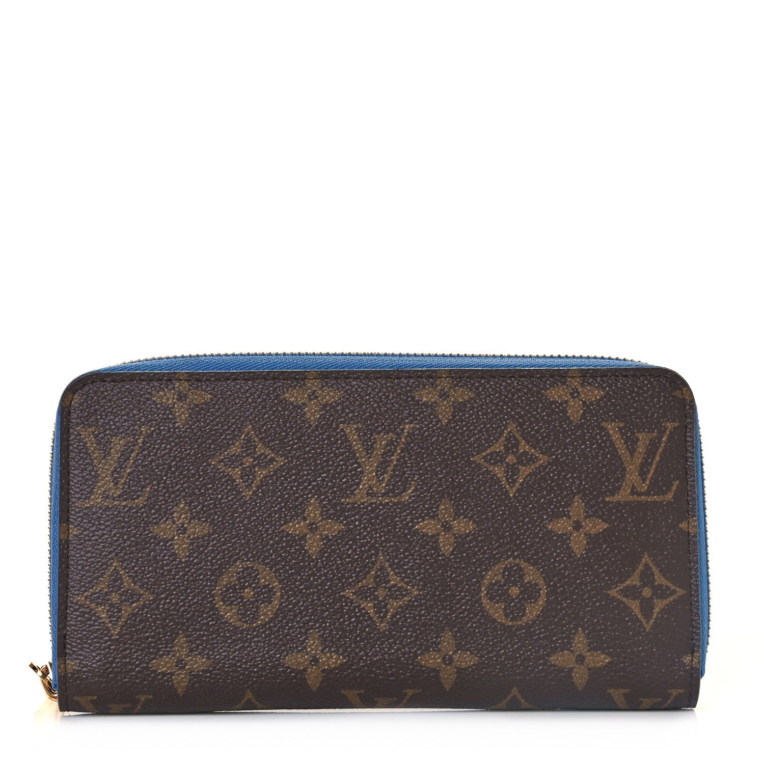 Louis Vuitton Monogram Zippy Wallet Blue Jean 1 of 9