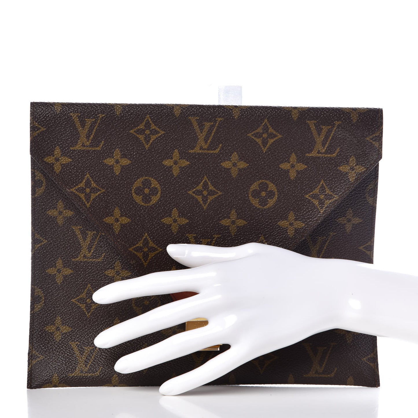 Monogram Poche Plate Envelope Clutch PM