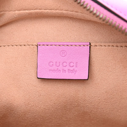 Gucci Calfskin Matelasse Small GG Marmont Chain Shoulder Bag Candy Mousse 6 of 10