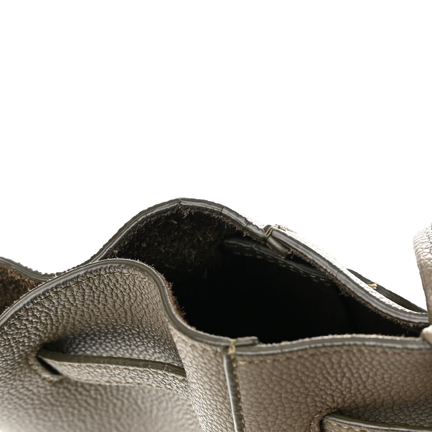 Soft Grained Calfskin Small Belt Cabas Phantom Taupe