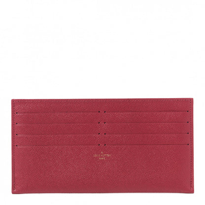 Louis Vuitton Calfskin Felicie Card Holder Insert Fuchsia 1 of 7