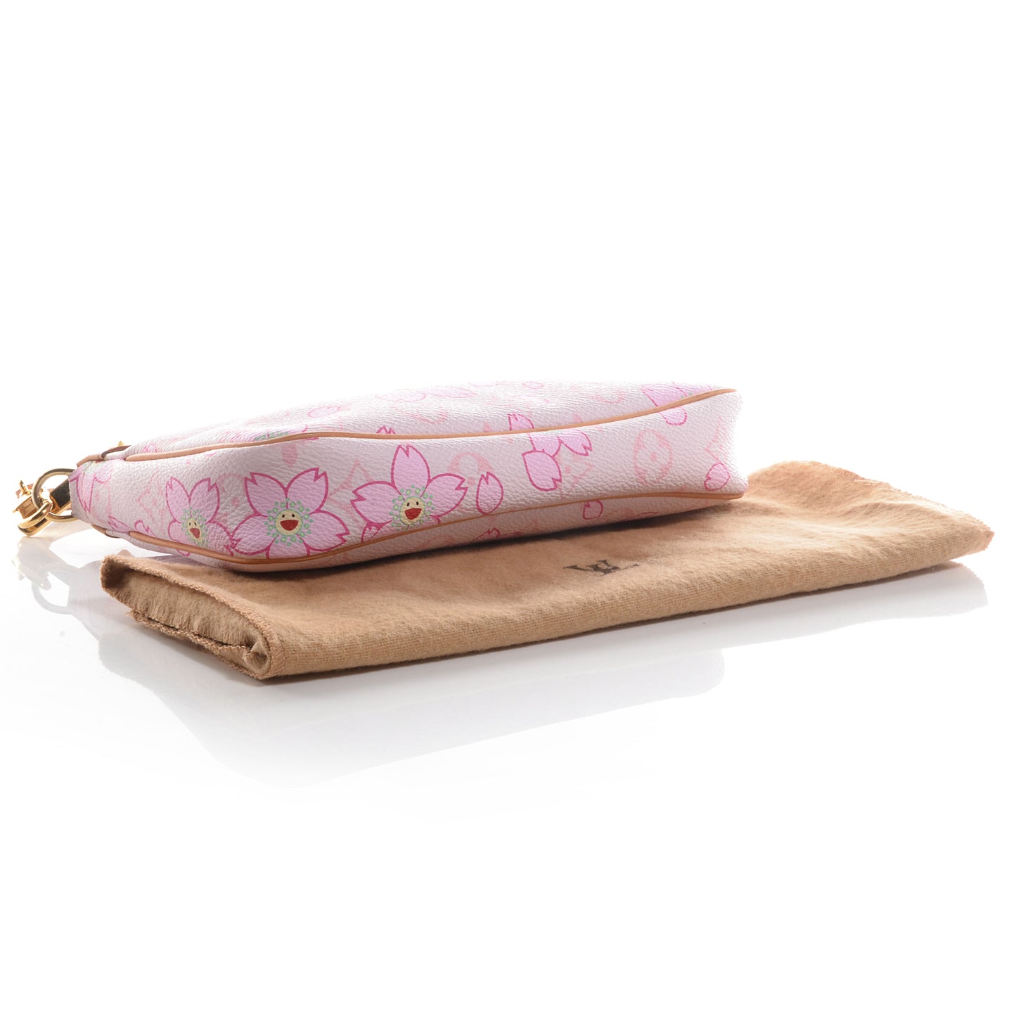 Monogram Cherry Blossom Pochette Accessories Pink