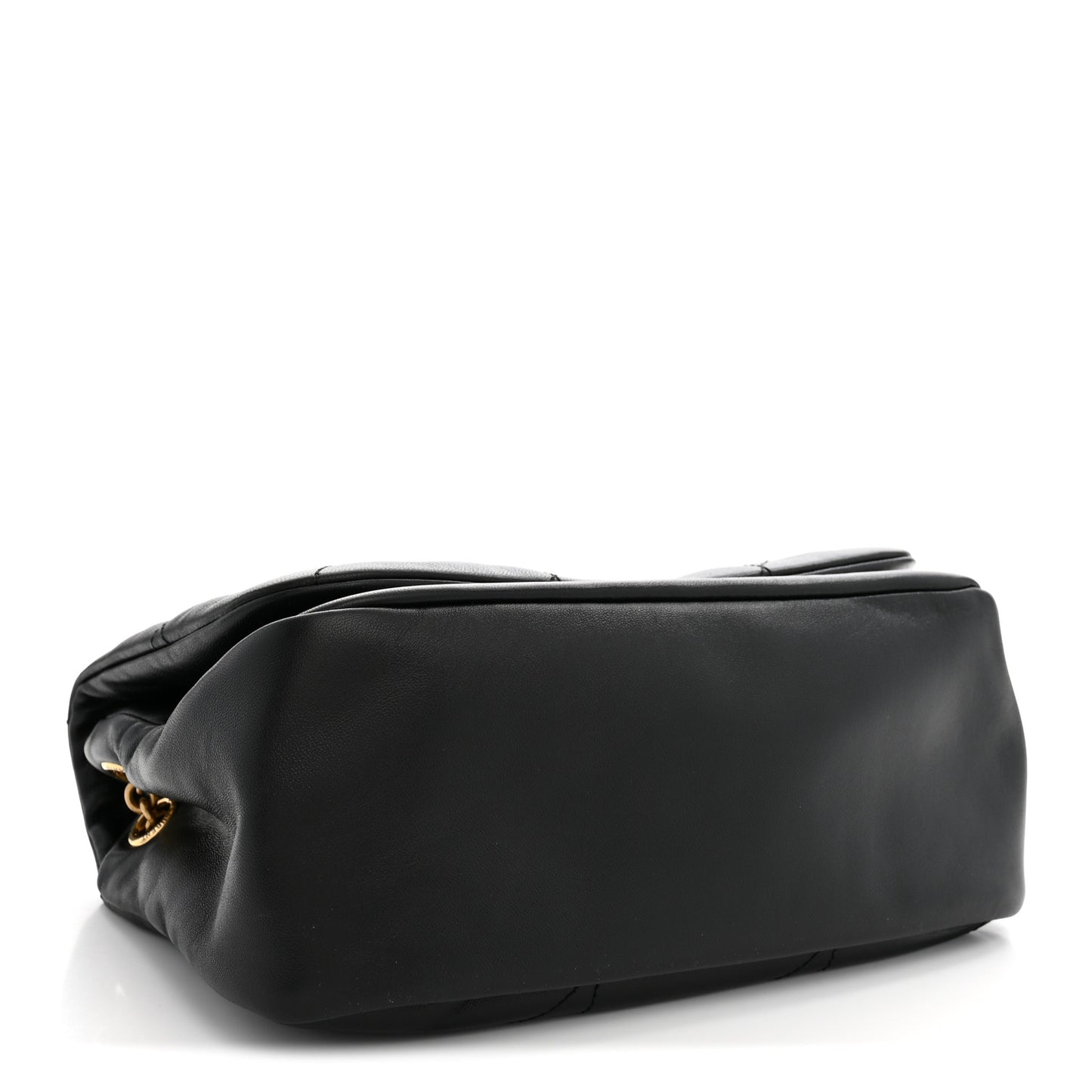 Lambskin Matelasse Monogram Small Jamie 4.3 Black