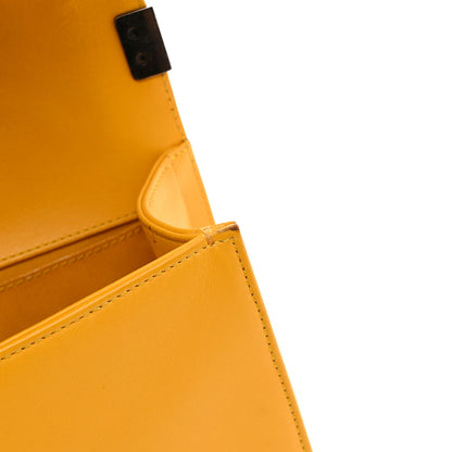 Chanel Lambskin Quilted Medium Boy Flap Yellow 15 of 17