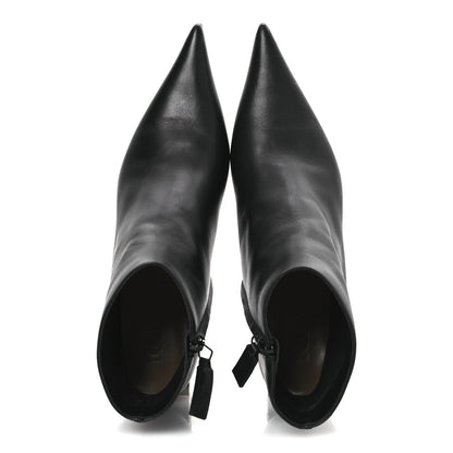 Loewe Calfskin Anagram Ankle Boots 39 Black 2 of 7