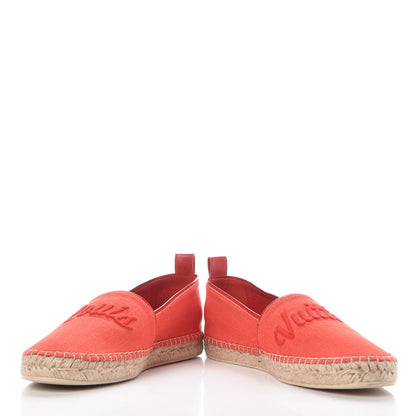Louis Vuitton Canvas Waterfall Espadrille 38 Rouge 5 of 10