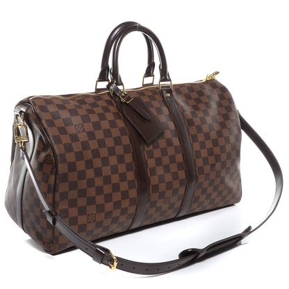 Louis Vuitton Damier Ebene Keepall Bandouliere 45 3 of 7
