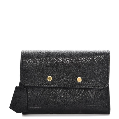Louis Vuitton Empreinte Pont-Neuf Compact Wallet Black 1 of 7