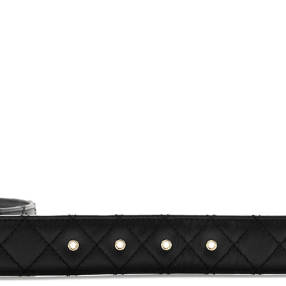 Chanel Calfskin Quilted CC Chain Belt 85 34 Black 3 of 10