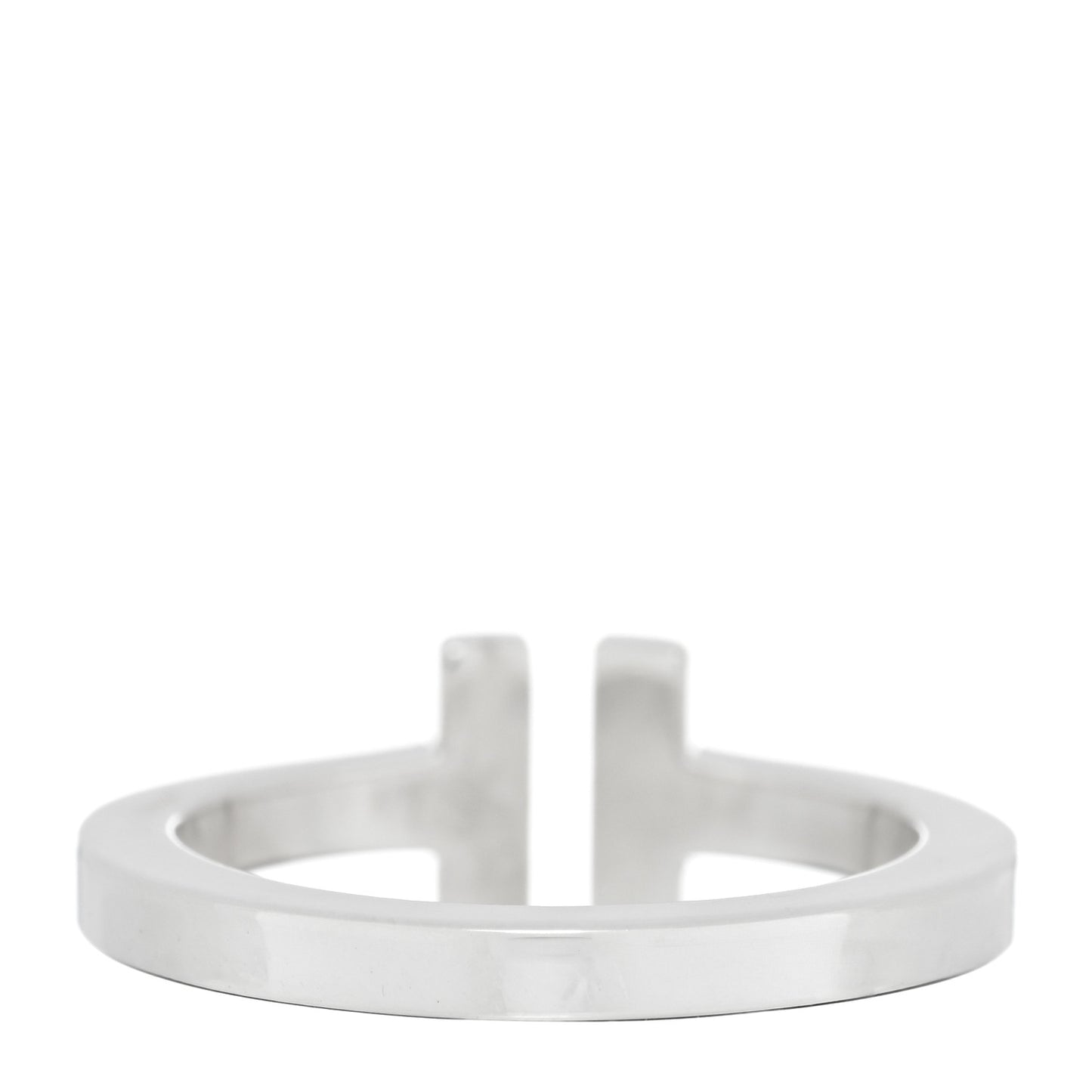 Sterling Silver T Square Ring 54 7