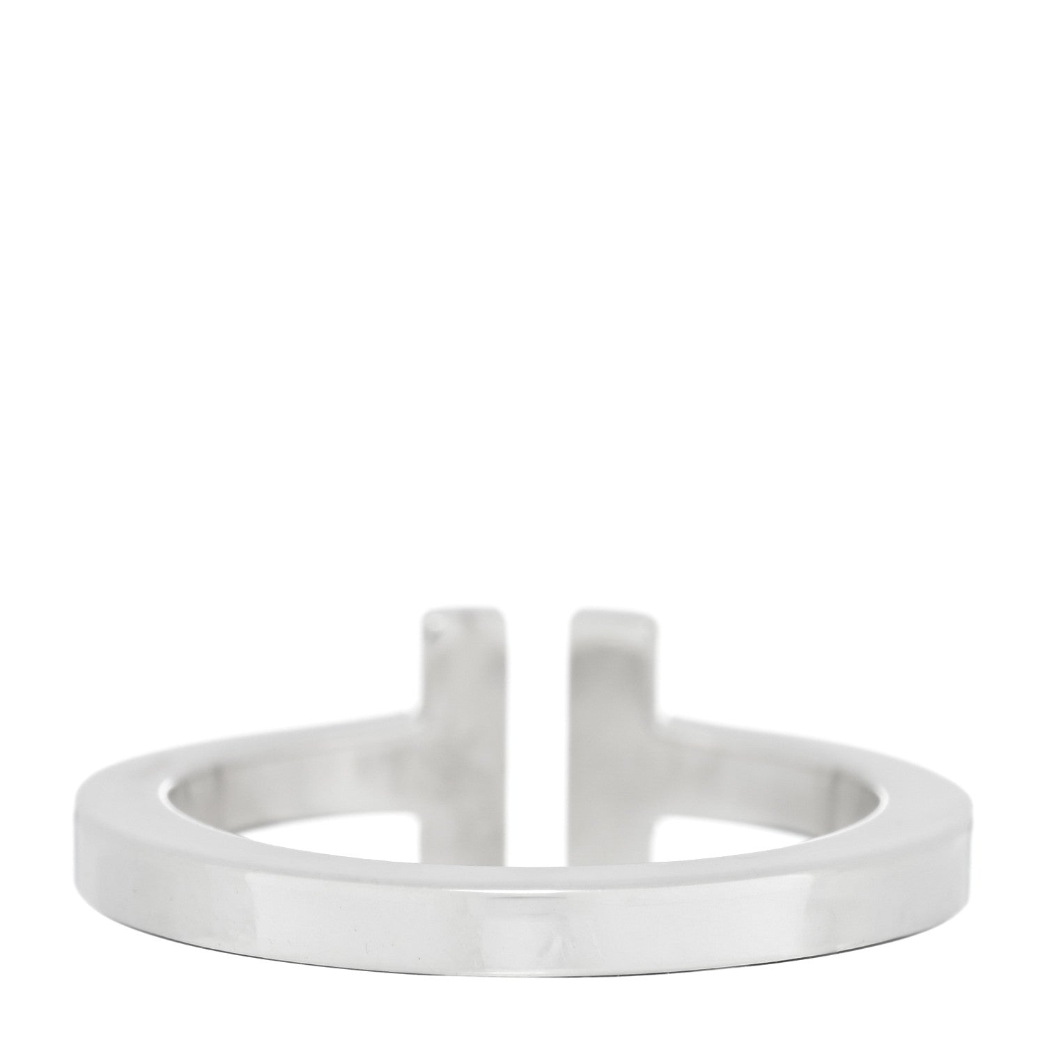 Tiffany Sterling Silver T Square Ring 54 7 3 of 4