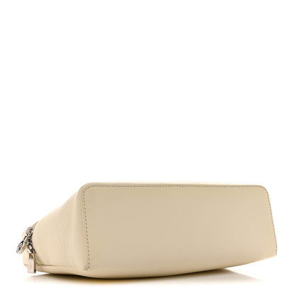 Loro Piana Grained Calfskin L19 Extra Pocket Pouch Whisper White 4 of 11