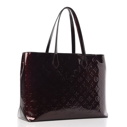 Louis Vuitton Vernis Wilshire MM Amarante 3 of 19