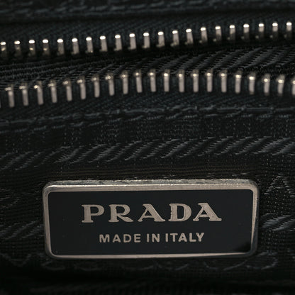 Prada Nylon Saffiano Vela Messenger Bag Black 6 of 10