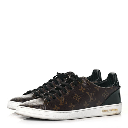 Louis Vuitton Patent Monogram Frontrow Sneakers 41 3 of 7