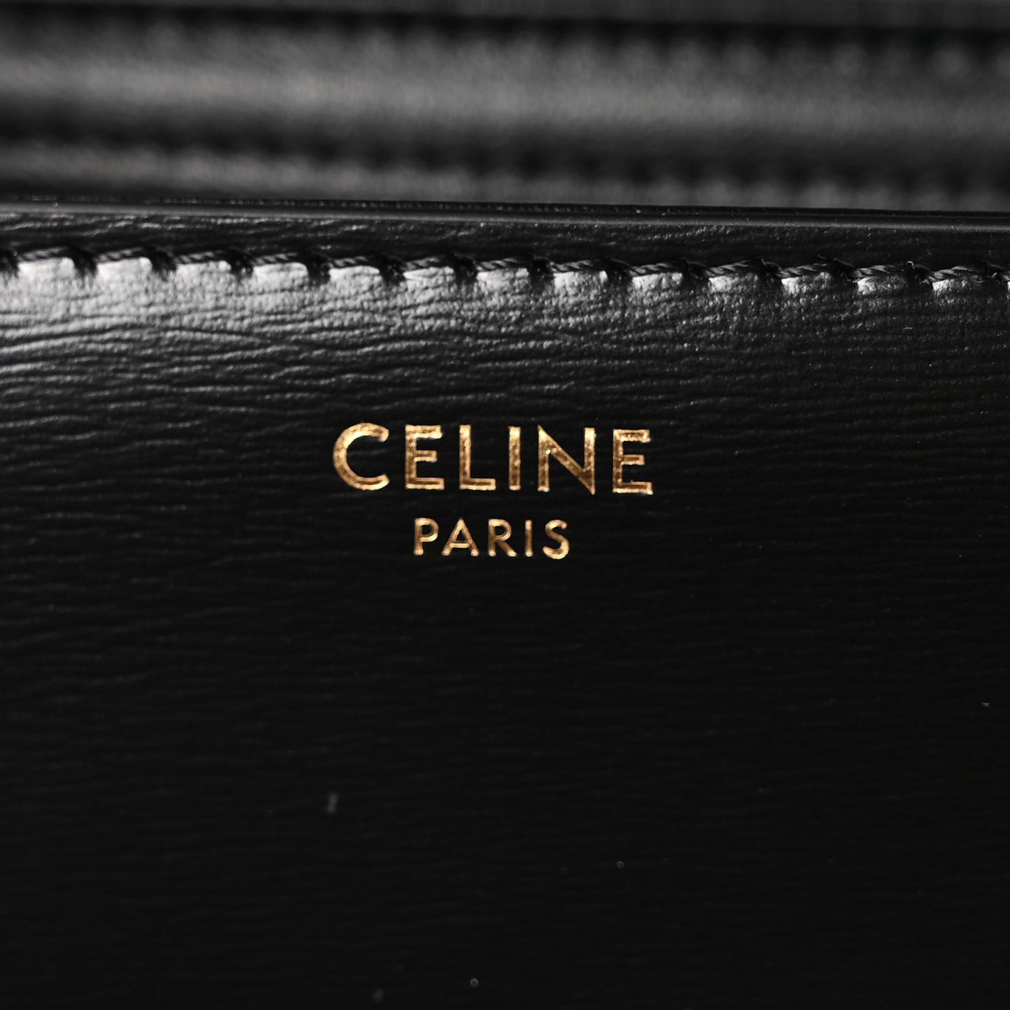 Shiny Calfskin Teen Triomphe Black