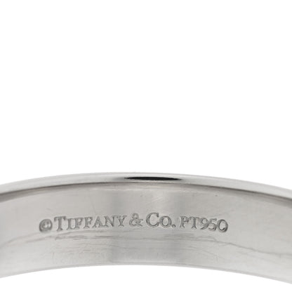 Tiffany Platinum 4.5mm Forever Wedding Band Ring 63 10.25 4 of 5
