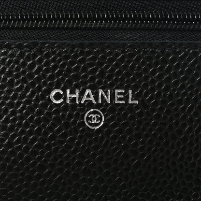 Chanel Caviar Quilted Wallet on Chain WOC Black 6 of 12