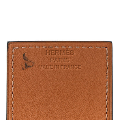 Hermes Epsom Manchette Drag Bracelet T3 Rouge Casaque 4 of 4