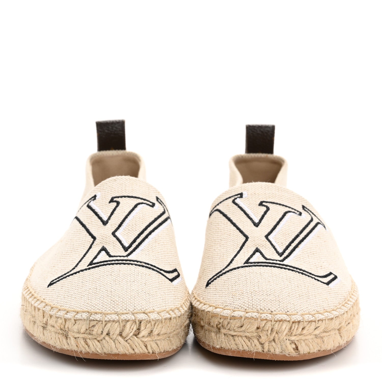 Louis Vuitton Canvas Seashore Espadrille Flats 39 Ecru 3 of 9