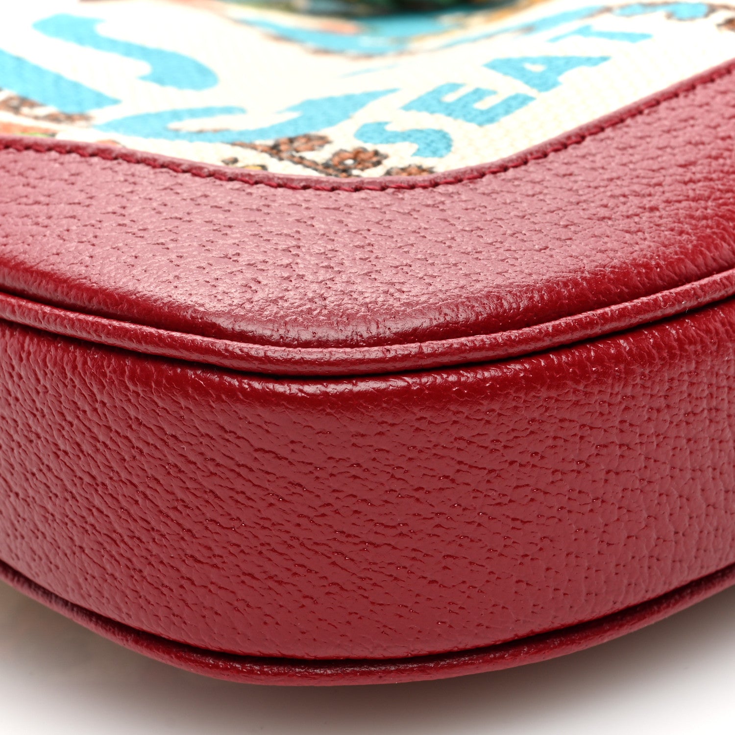 Gucci Canvas Calfskin 100 Centennial Music Small Jackie 1961 Hobo Ivory Red 8 of 9