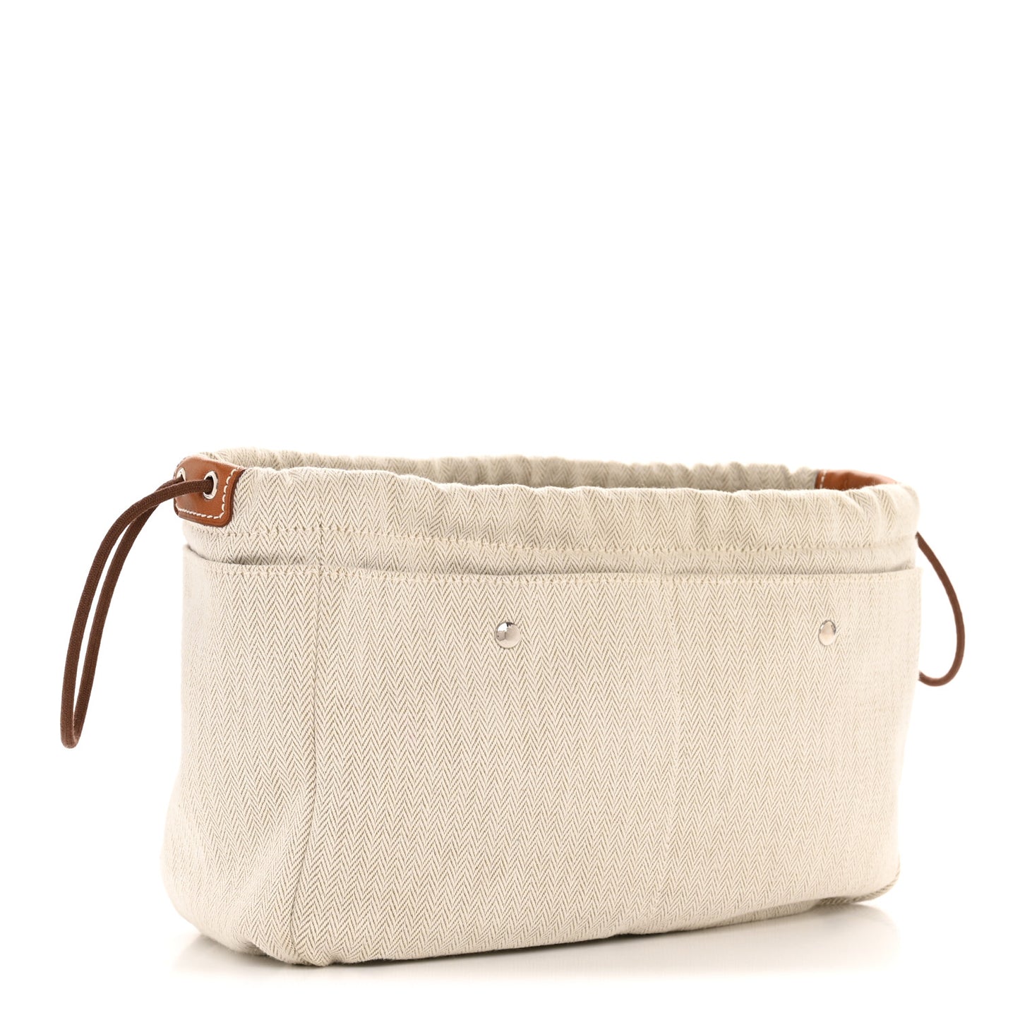 Canvas Barenia Fourbi 25 MM Pouch Naturel Fauve