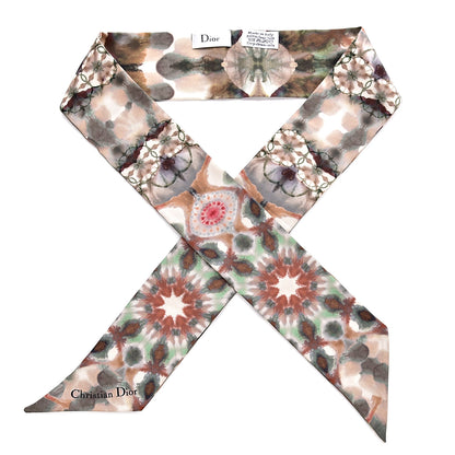 Christian Dior Silk KaleiDiorscopic Mitzah Scarf Deep Amaranth 1 of 6