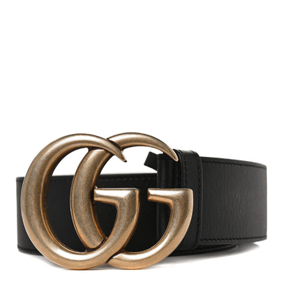 Gucci Calfskin Double G 40mm Belt 70 28 Black 1 of 5