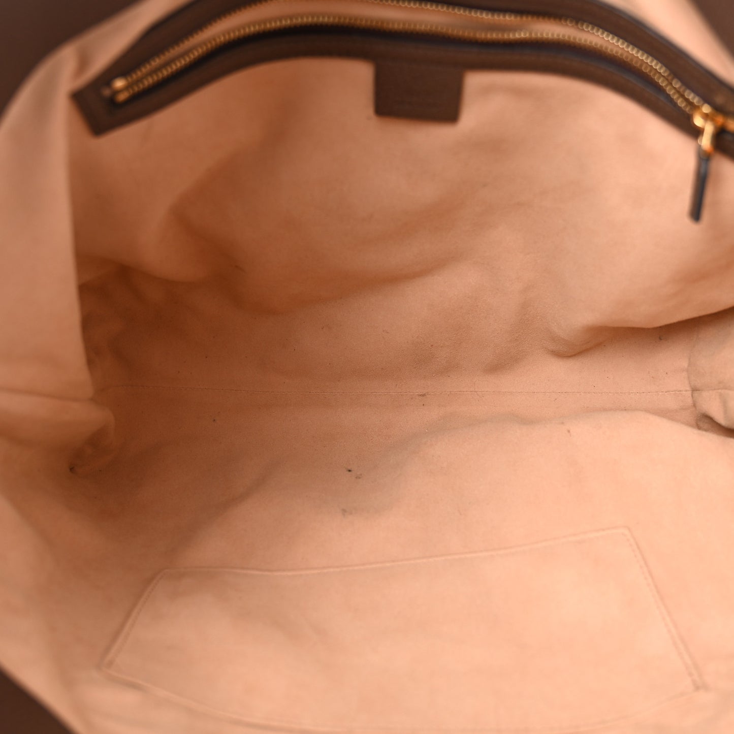 GG Supreme Monogram Medium Ophidia Shopping Tote Brown