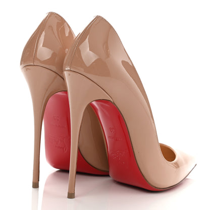 Christian Louboutin Patent So Kate 120 Pumps 38 Nude 4 of 7