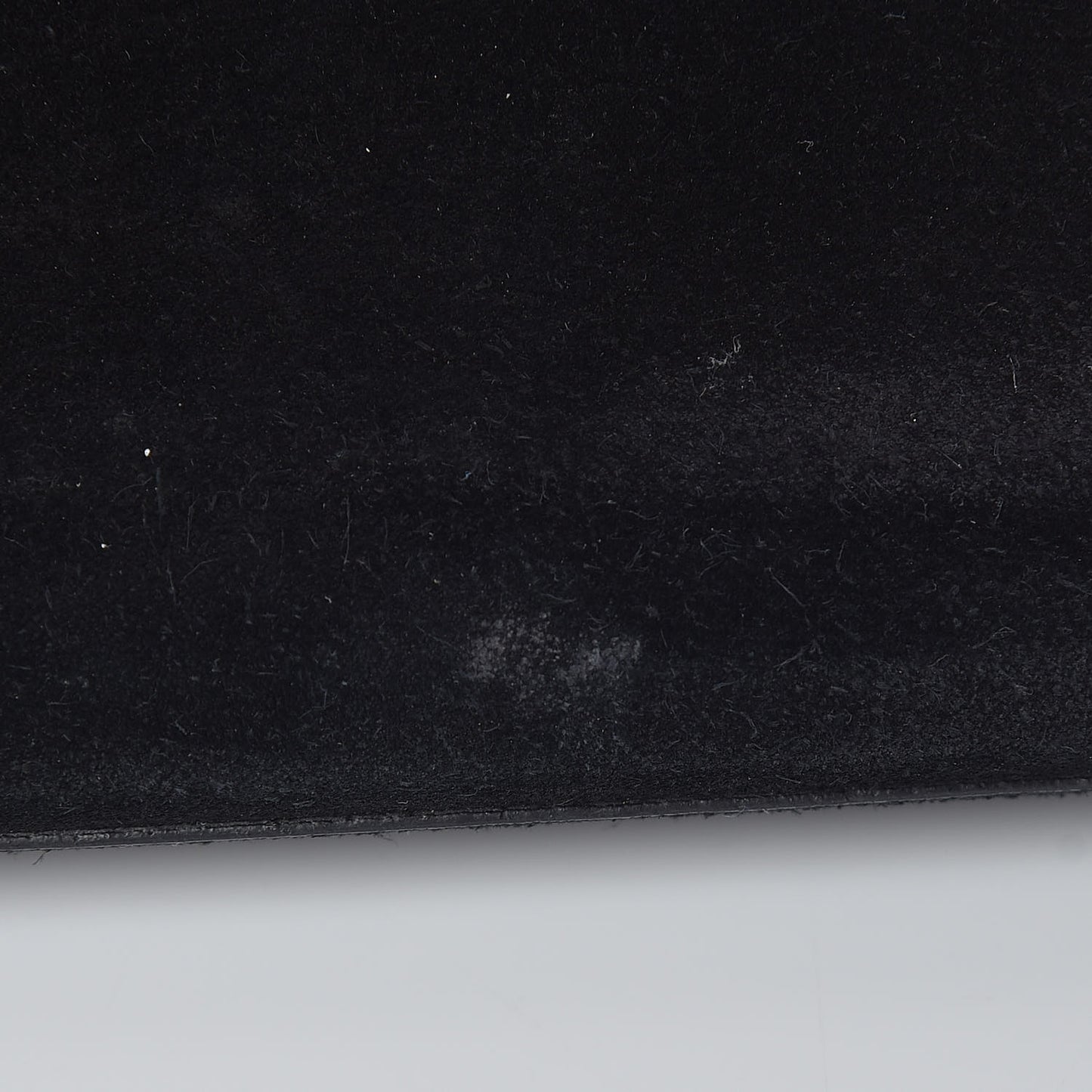 Velvet Classic Monogram Cassandre Tassel Clutch Black